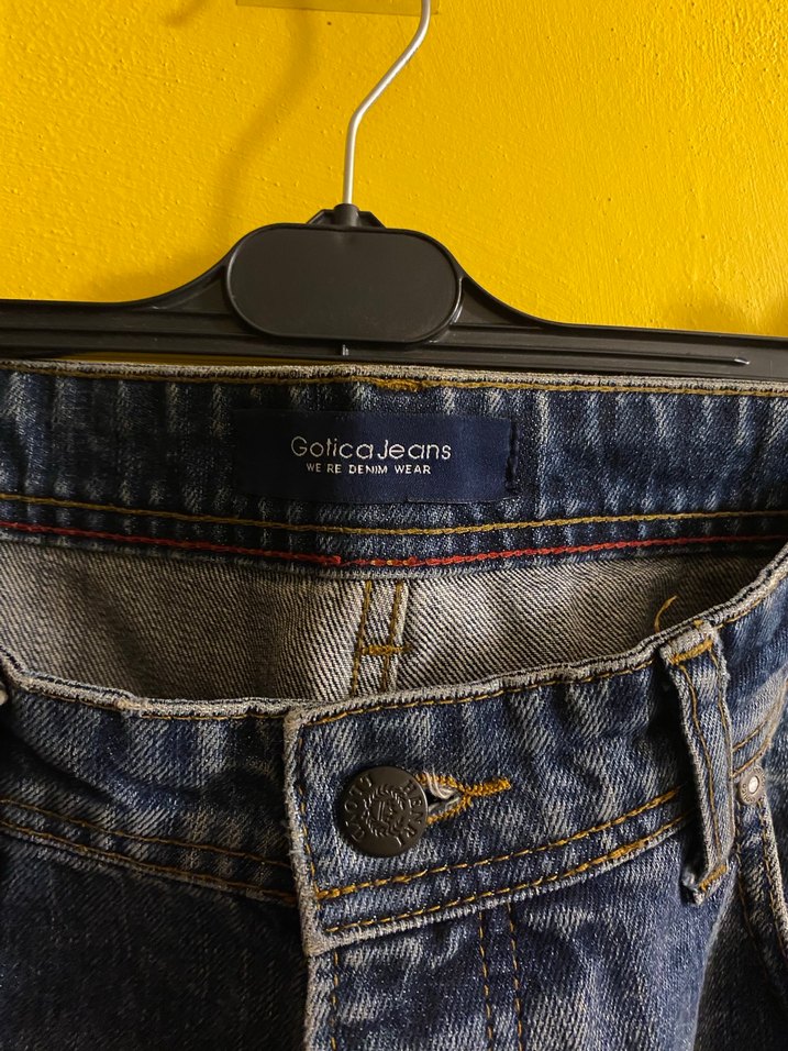 Gri Loose Fit erkek Denim Jean - Görsel 2