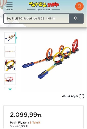 Hotwheels yarış pisti
