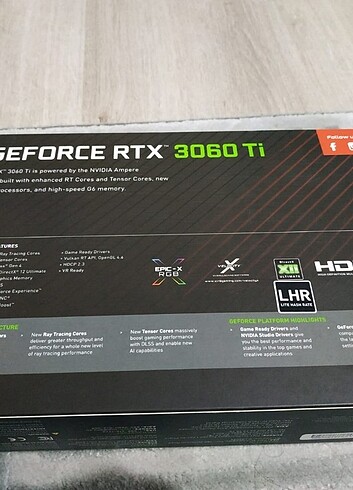 Asus GeForce RTX 3060 Ti LHR 8GB GDDR6 Ekran Kartı Yüksek Performans