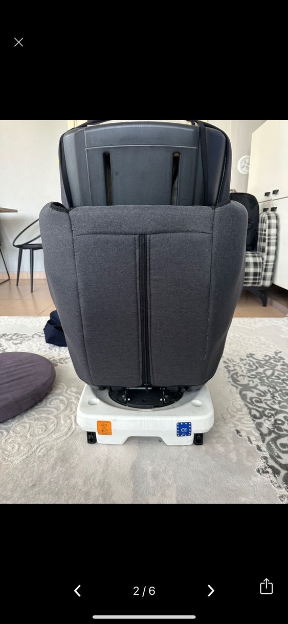Gri-Siyah Çocuk Oto Koltuğu - Görsel 2