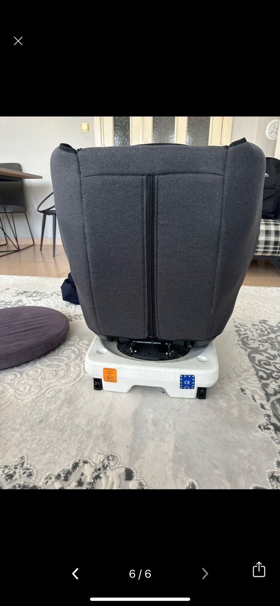 Gri-Siyah Çocuk Oto Koltuğu - Görsel 5