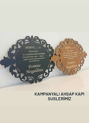 Ahsap kapı susu