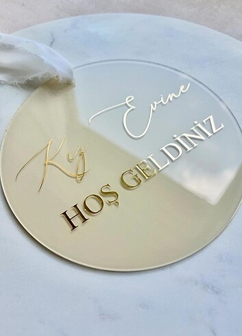 Kız evi kapı süsü 