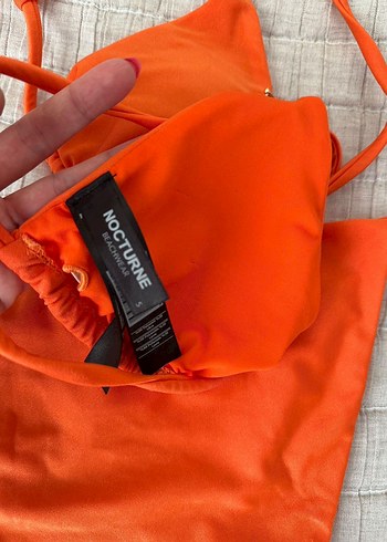 36 Beden turuncu Renk Turuncu İpli Bikini Takımı nocturne 36 beden