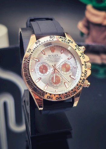 Rolex Erkek Altın Kordonlu Klasik Saat
