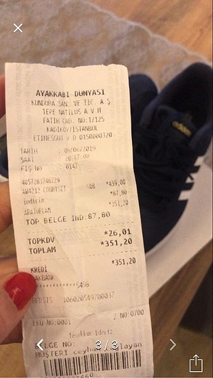 39 Beden Adidas ayakkabı