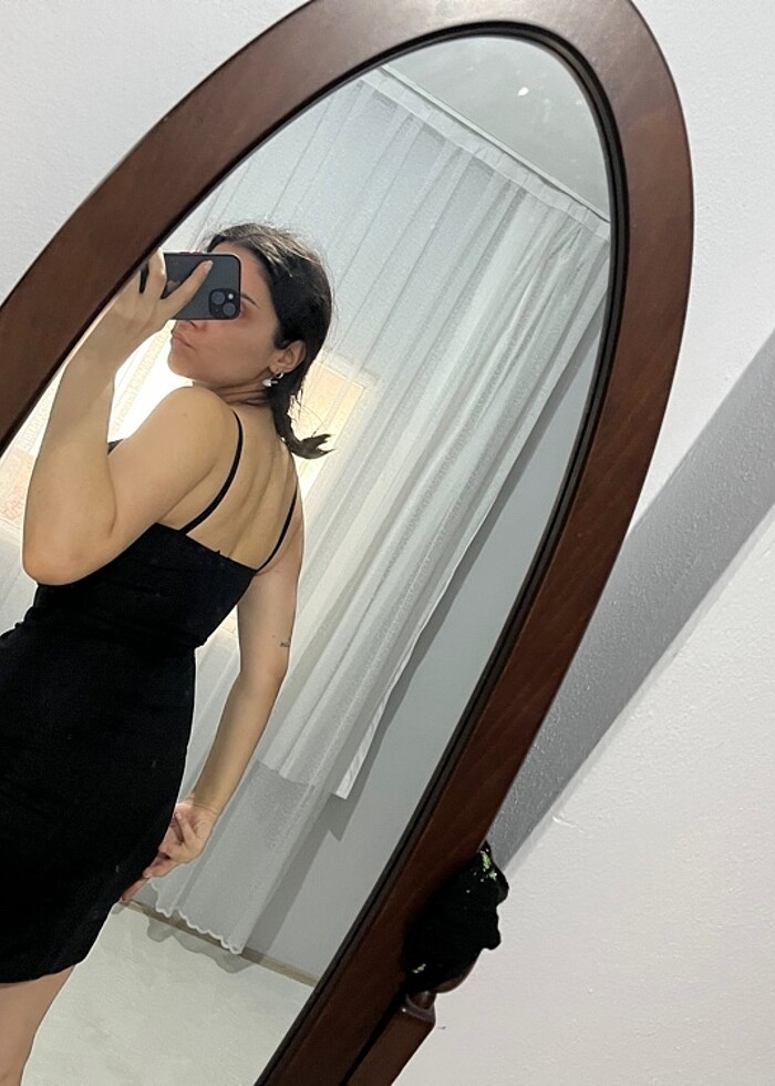 Siyah elbise - Görsel 5