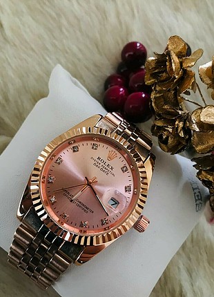 Sıfır Kutulu Rolex Model Saat Rose Rengi