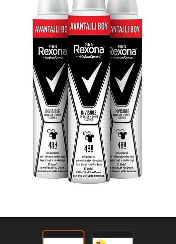 Rexona 200 ml × 3