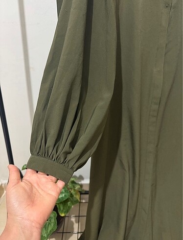 xxl Beden haki Renk Uzun Tunik/ abaya