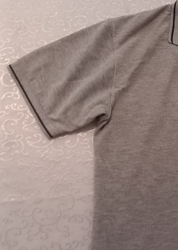 m Beden gri Renk Bilnet Gri Erkek Polo Tişört Kısa Kollu