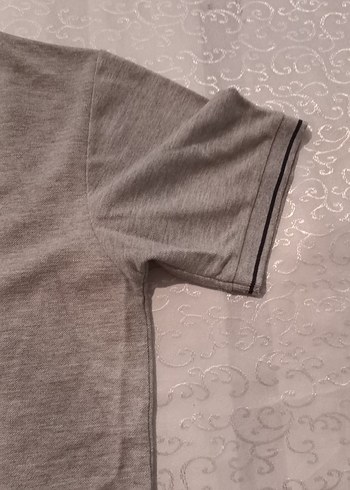 m Beden Bilnet Gri Erkek Polo Tişört Kısa Kollu