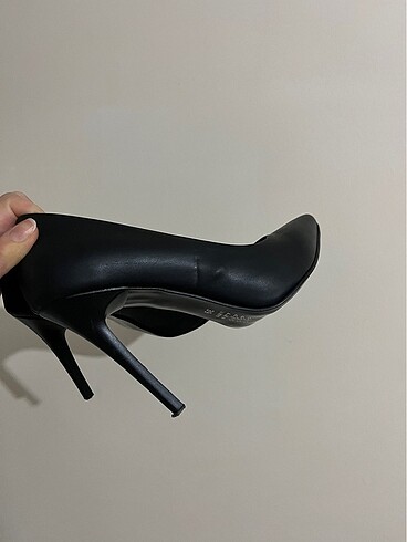 39 Beden siyah Renk İnce topuk stiletto