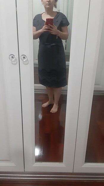 Midi boy elbise