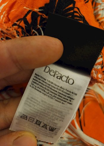 Renkli Pilili Defacto Bayan Şort - Görsel 5