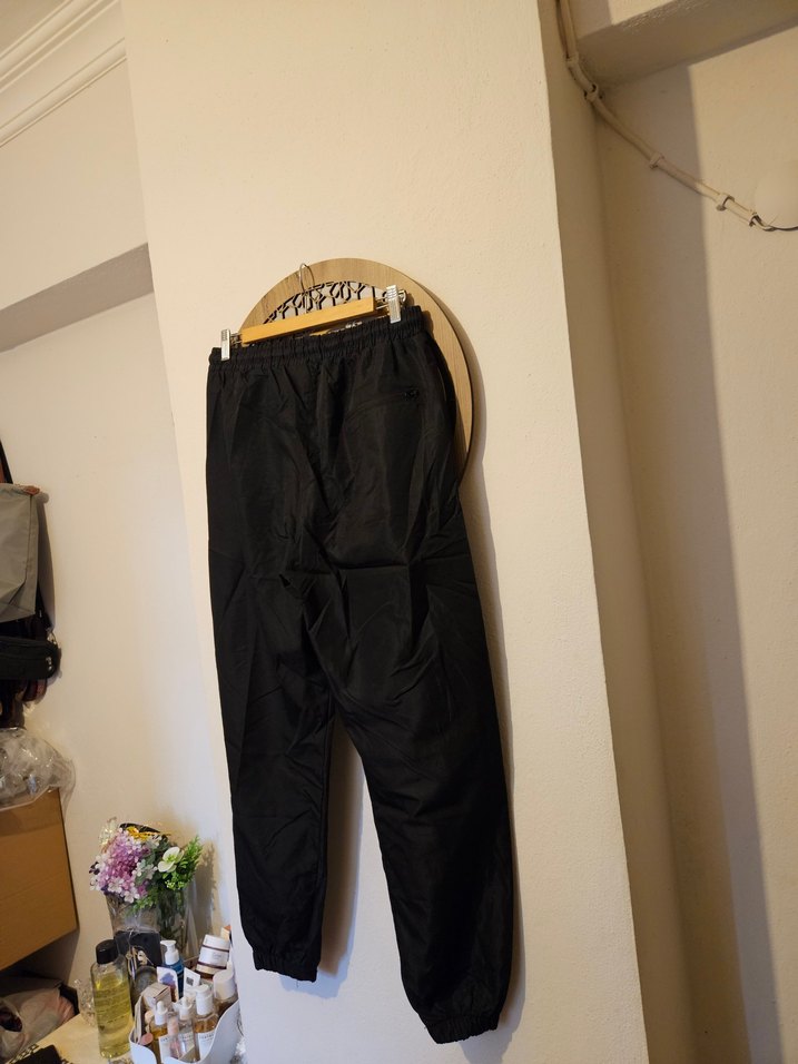 Erkek Siyah Rahat Kesim Fermuarlı Eşofman - Görsel 4