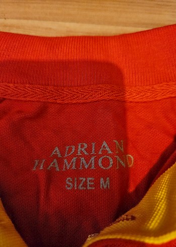 Kırmızı Sarı Düğmeli Erkek Polo Tişört - Görsel 2