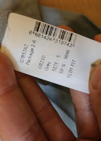 Bohem Gri Erkek Baskılı Kısa Kollu Tişört - Görsel 5