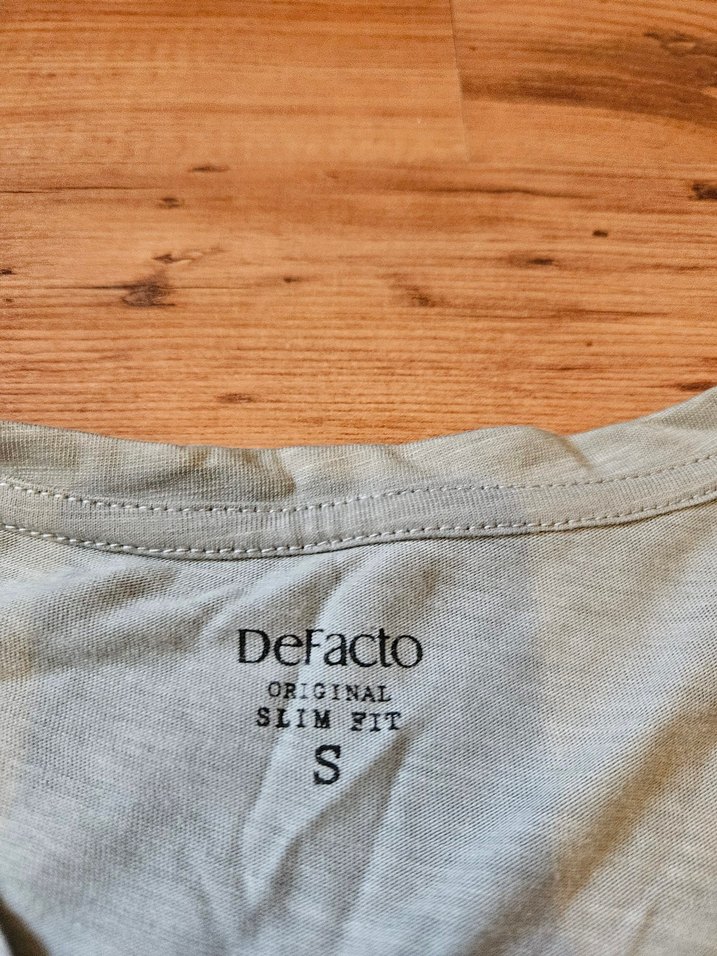 Bohem Gri Erkek Baskılı Kısa Kollu Tişört - Görsel 3