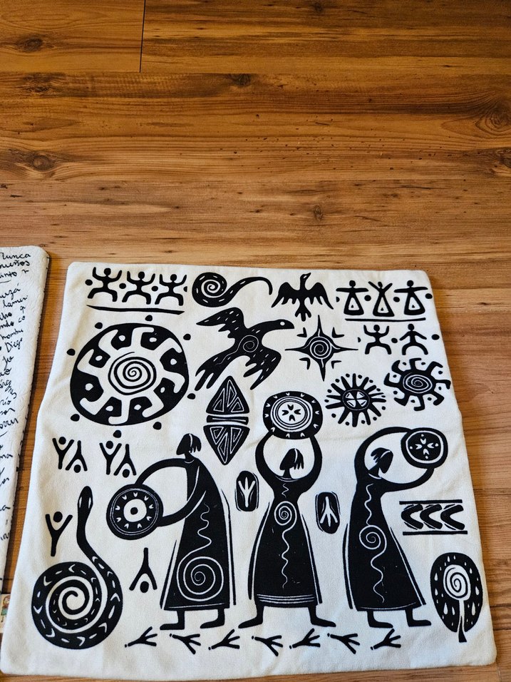 Baskılı Bohem Tarzı 2li Kırlent Kılıfı - Görsel 2