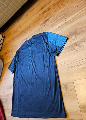 Lacivert Erkek Spor Tişörtü, Kısa Kollu, Rahat Kesim - Görsel 8