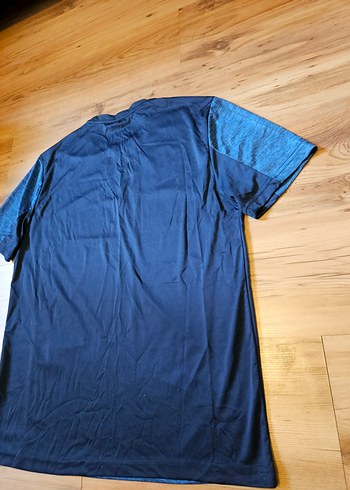 Lacivert Erkek Spor Tişörtü, Kısa Kollu, Rahat Kesim - Görsel 7