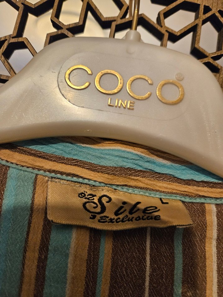 Uzun Kollu Bohem Düğmeli Kadın Tunik - Görsel 4