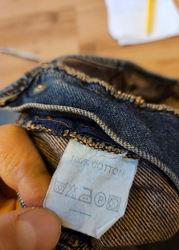 Kadın Mavi Midi Denim Vintage Etek - Görsel 5