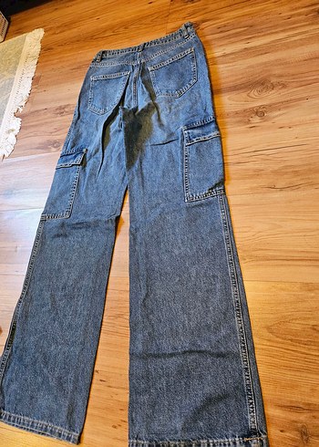 Geniş Kesim Kadın Kot Pantolon - Görsel 8