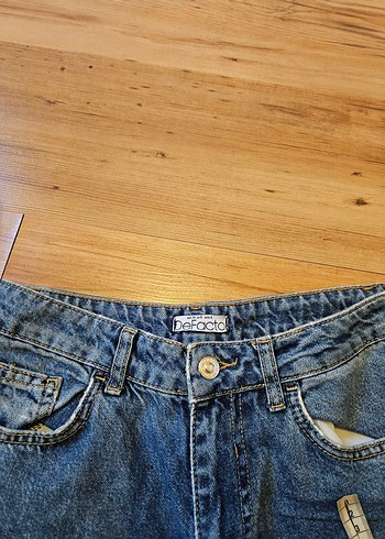 Geniş Kesim Kadın Kot Pantolon - Görsel 7