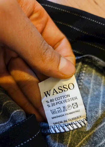 Kadın Siyah Çizgili Kumaş Cotton Pantolon - Görsel 4