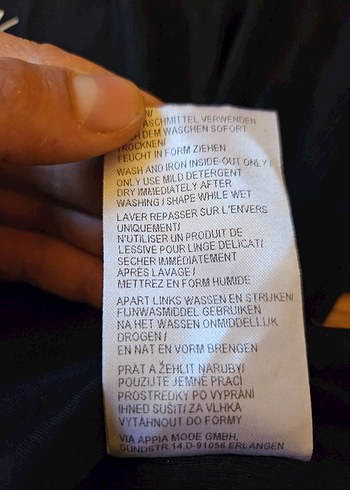 54 BedenKadın Lacivert Uzun Kollu Denim Spor Hırka - Görsel 3