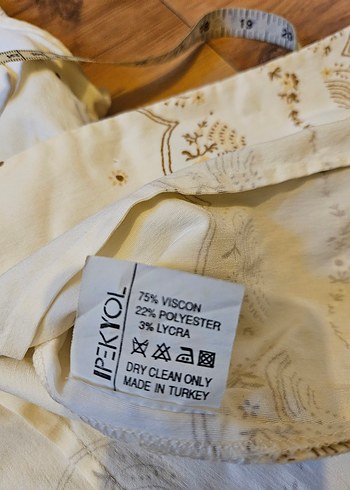 Nakışlı Beyaz Bohem Düğmeli Yelek - Görsel 6