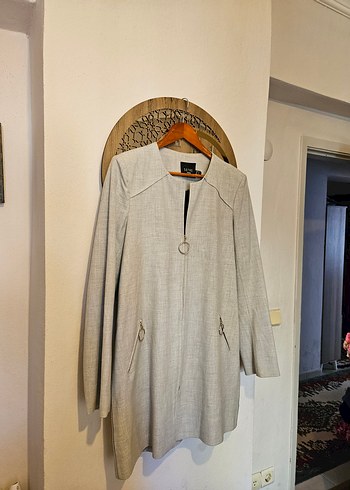 SETRE Uzun Kollu Keten Kadın Blazer Ceket