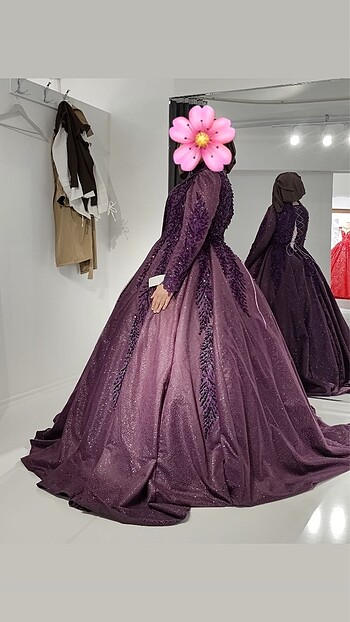 nişan veya kına girişi elbisesi - Görsel 2