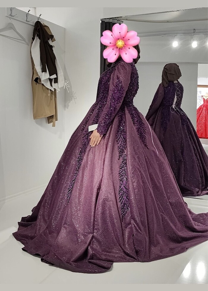 nişan veya kına girişi elbisesi - Görsel 2