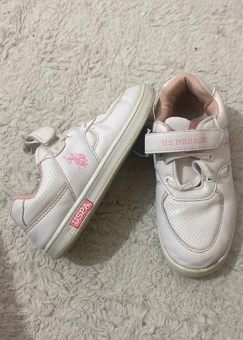 Kız Çocuk Beyaz Velcro Spor Ayakkabı - Görsel 2