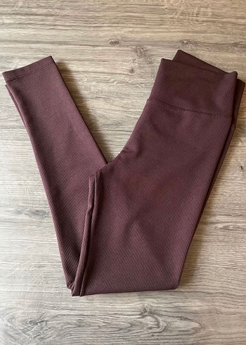 Kahverengi Kadın Sıkı Kesim Tayt - Görsel 2