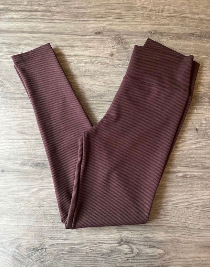 Kahverengi Kadın Sıkı Kesim Tayt - Görsel 2