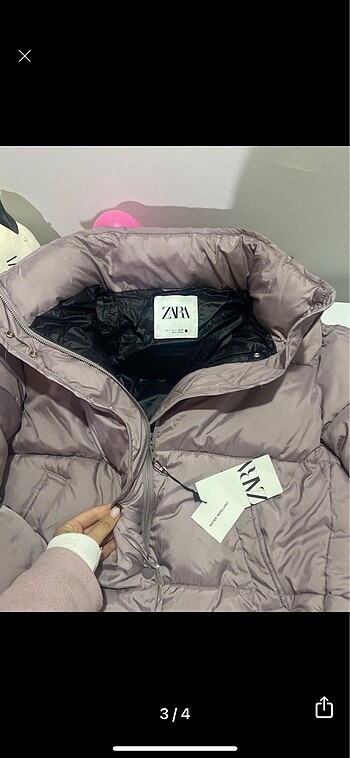 l Beden mor Renk Zara mont