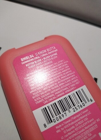 Beden Nyx buttermelt blush