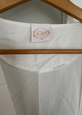 Beyaz Bohem Midi Kadın Sabahlık - Görsel 9