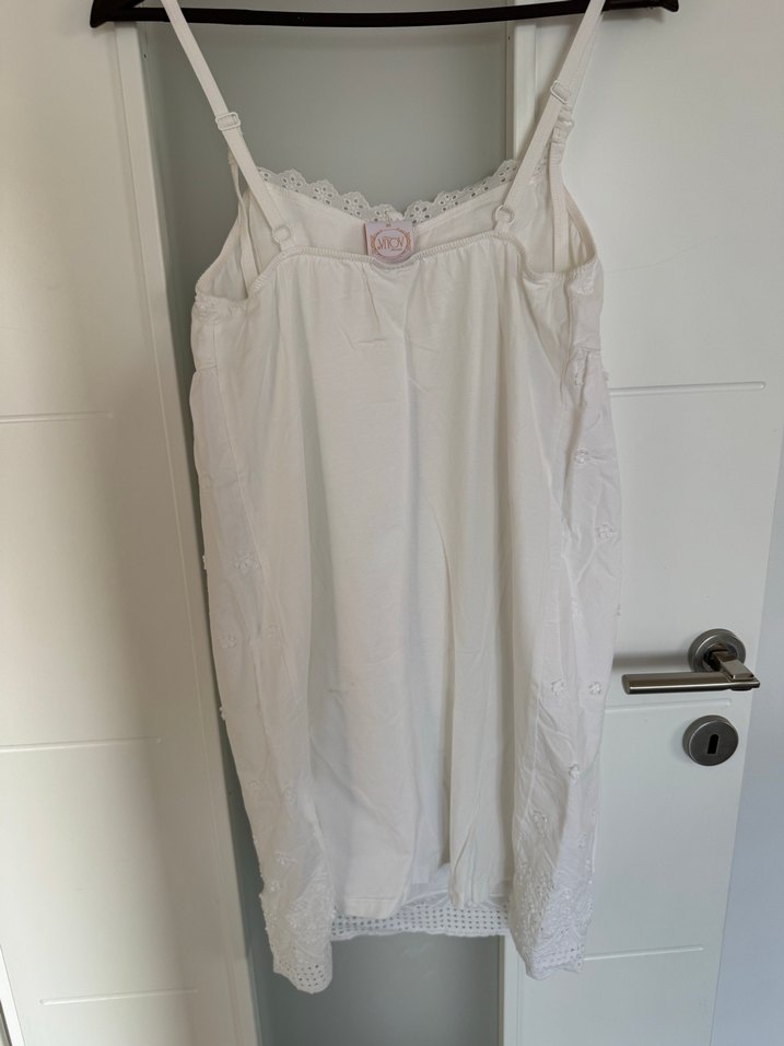 Beyaz Bohem Midi Kadın Sabahlık - Görsel 5