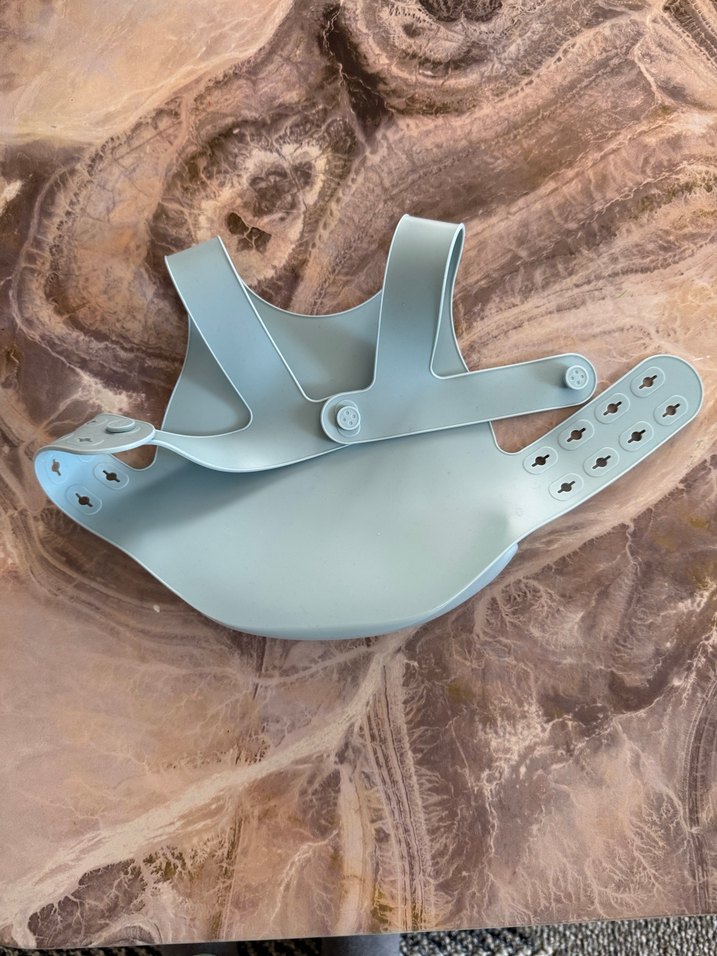 Mavi Bebek Mama Önlüğü - Görsel 2