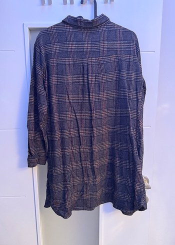 Kadın Ekoseli Uzun Kollu Gömlek - Görsel 4