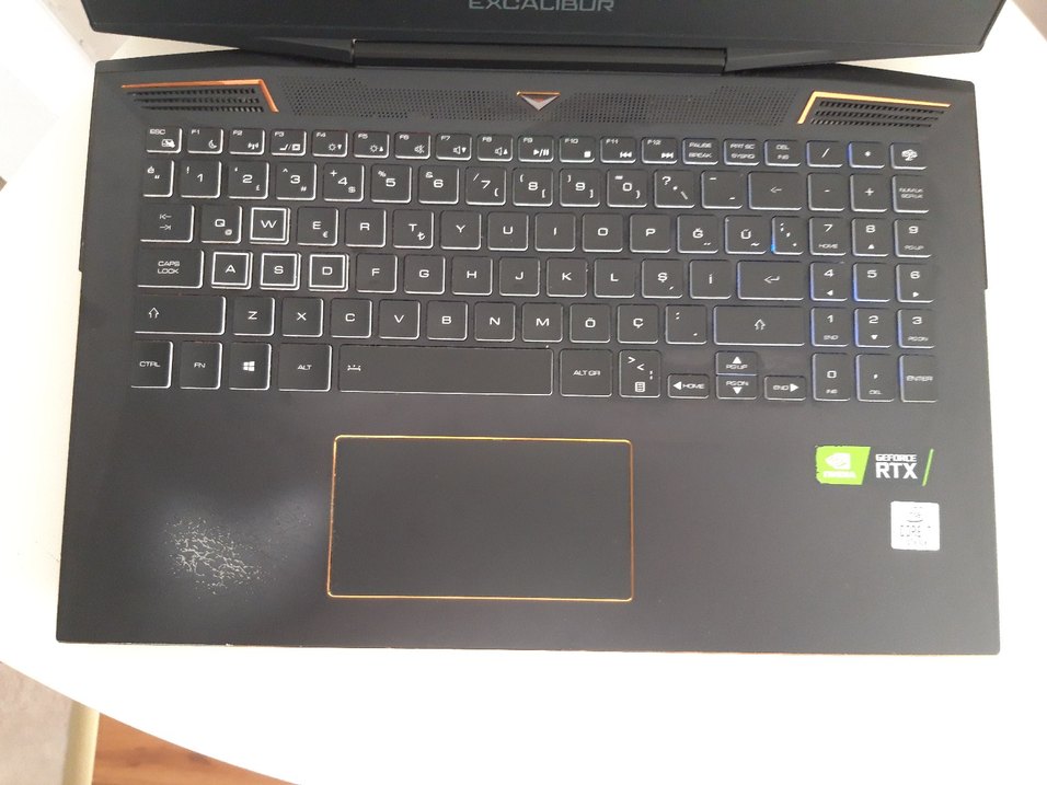 EXCALİBUR G900 RTX2060 İ7. 1. NESİL LAPTOP - Görsel 2