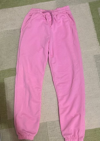 Pembe Kadın Rahat Kesim Eşofman Altı