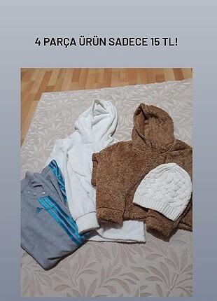 4 parça ürün