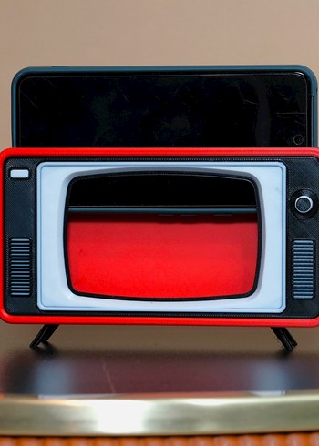 Kırmızı Retro TV - Görsel 3