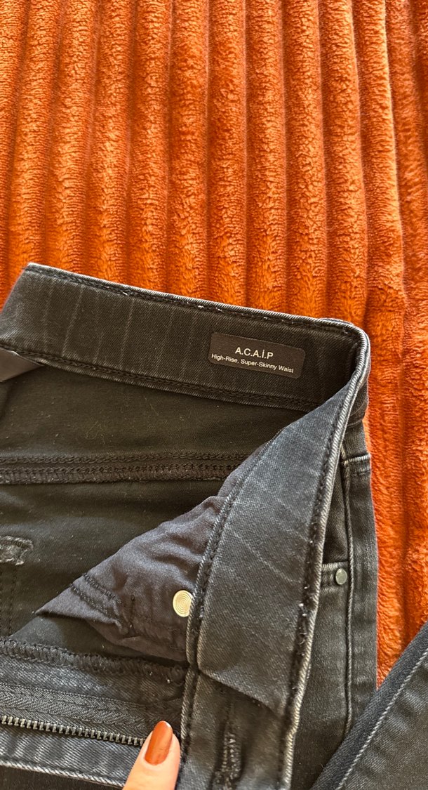 Kemerli Gri Kadın Jean Pantolon - Görsel 2